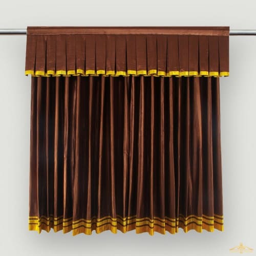 Brown Church Stage Curtain For Sale 